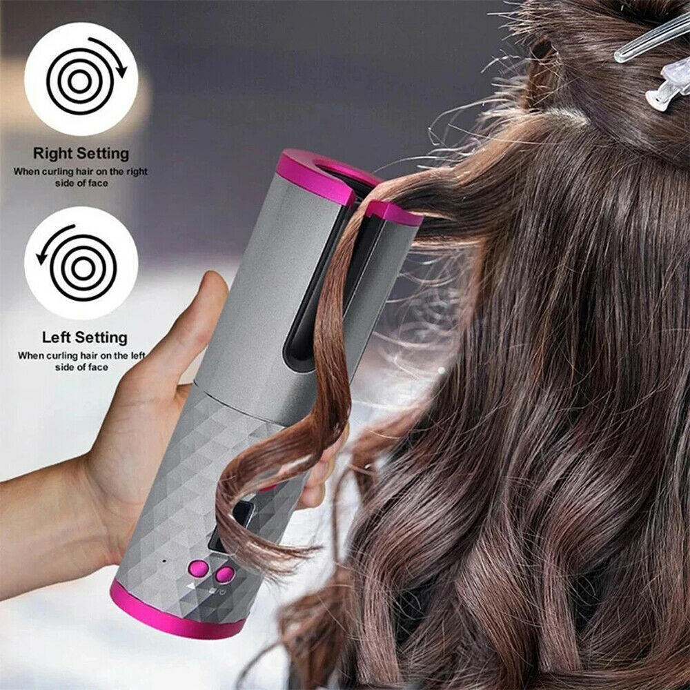 Cordless Rotating Hair Curler